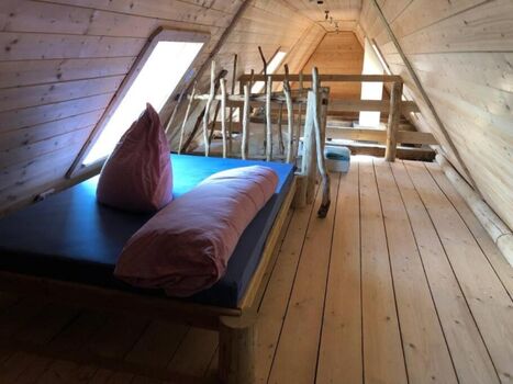 die Galerie mit Blick in die Sterne