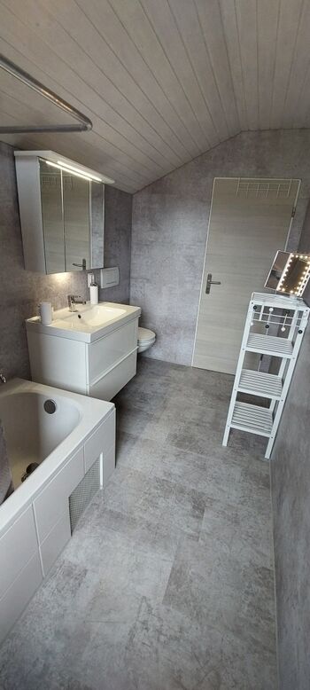 Tolle Ausstattung im Tageslichtbad