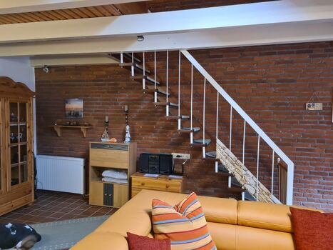 Treppe zum Schlafzimmer