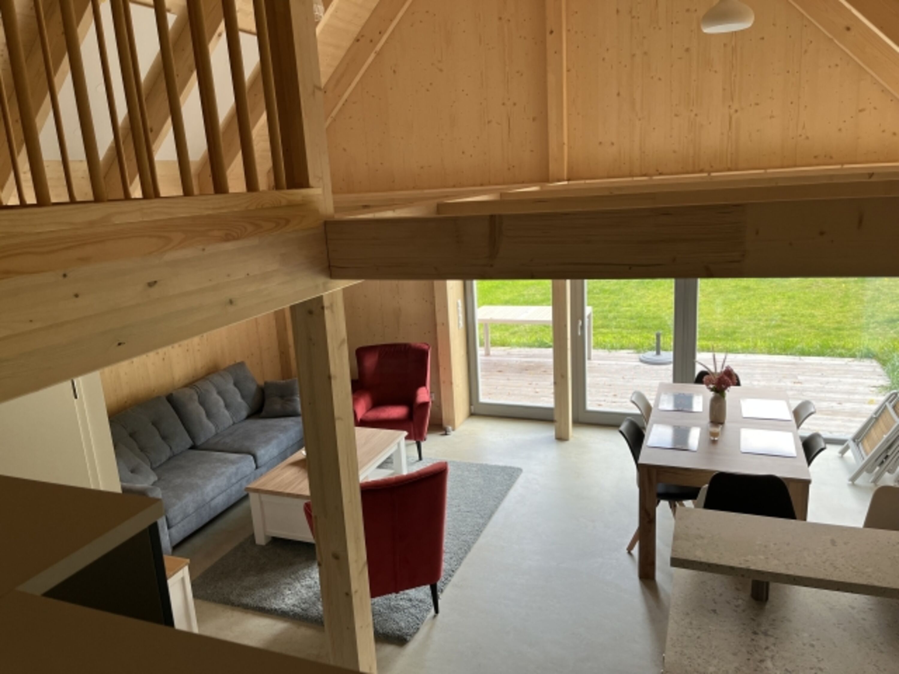 Blick auf das Wohn- Esszimmer