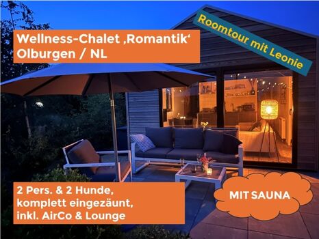 Romantisches Wellnesshaus, komplett eingezäunt mit Sauna un ...