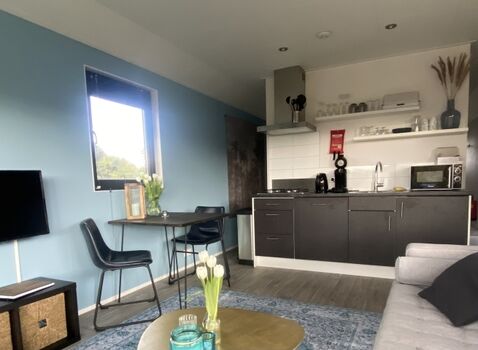 Küche im Wohnraum integriert 