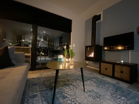 Abendstimmung am Kamin