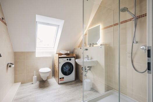 Bad mit Waschmaschine