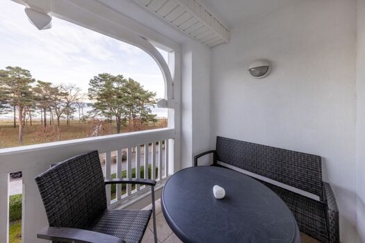 Ihr Balkon mit Meerblick.