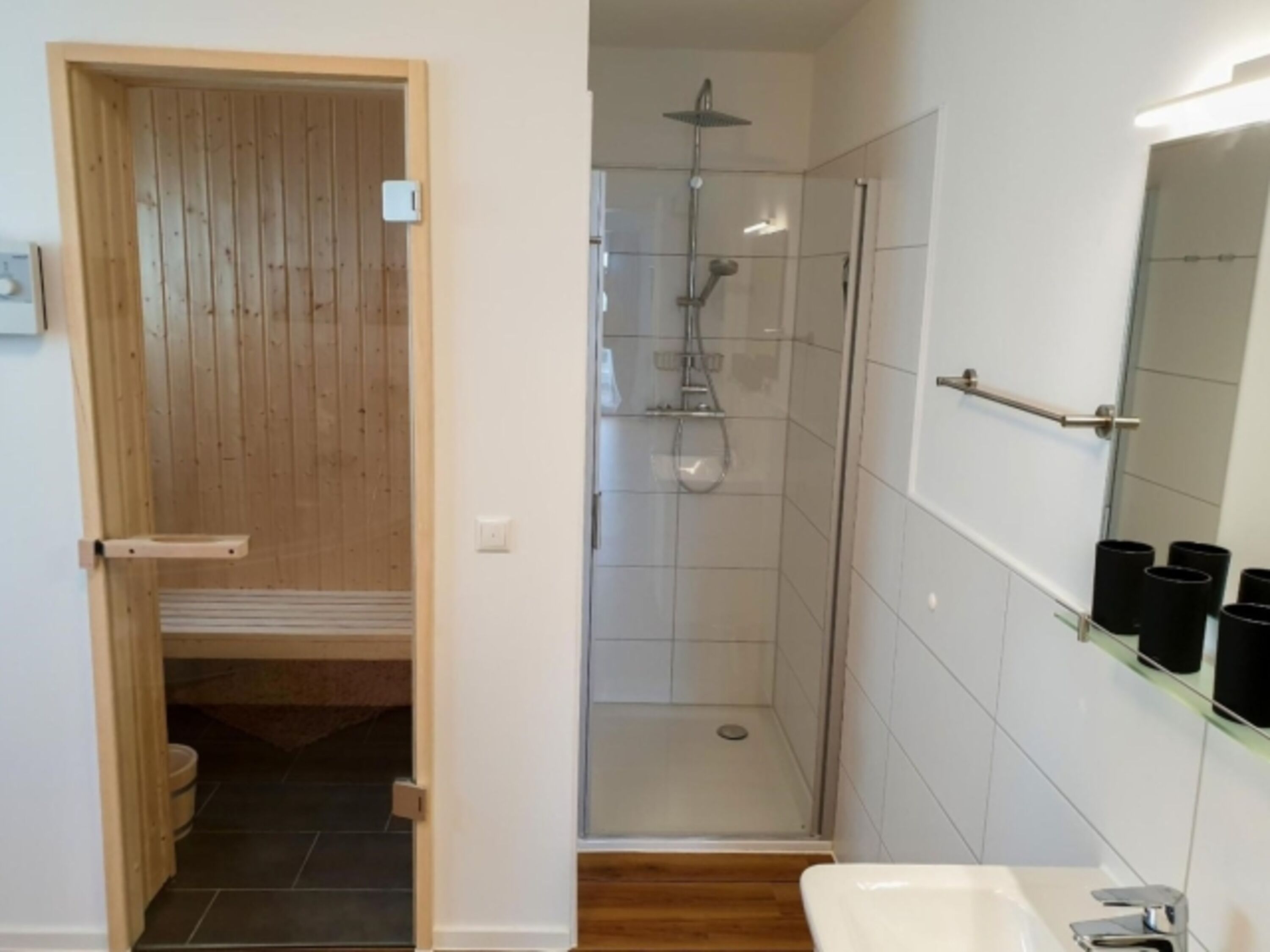 Zugang zur Sauna