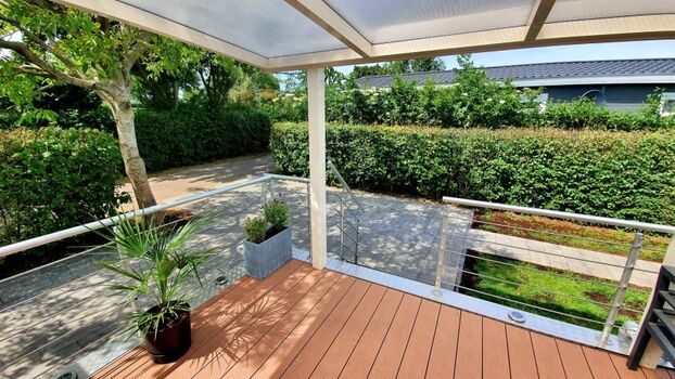 Parkplatz vor dem Chalet