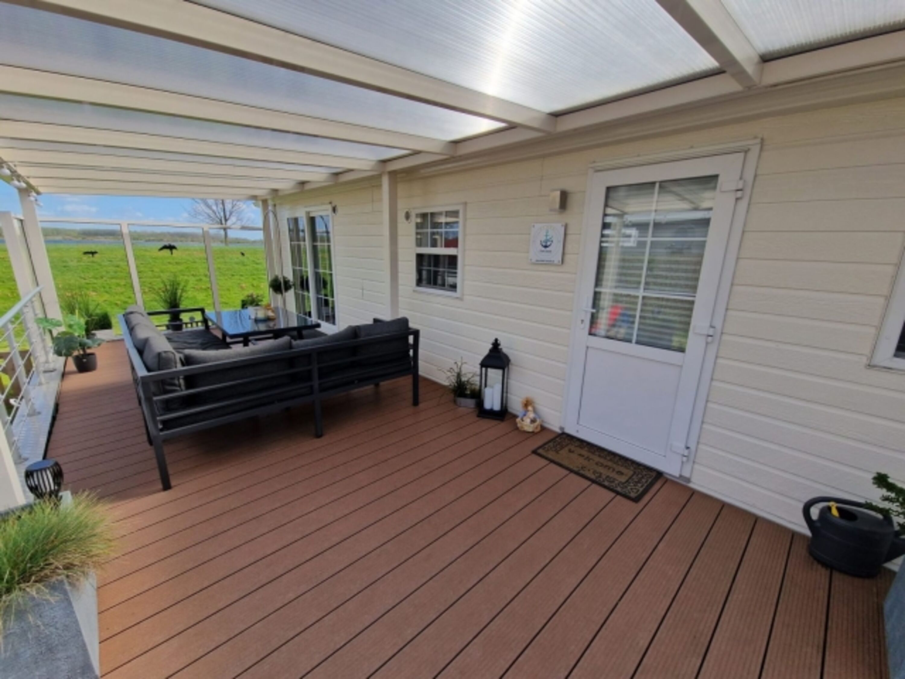 Überdachte Terrasse