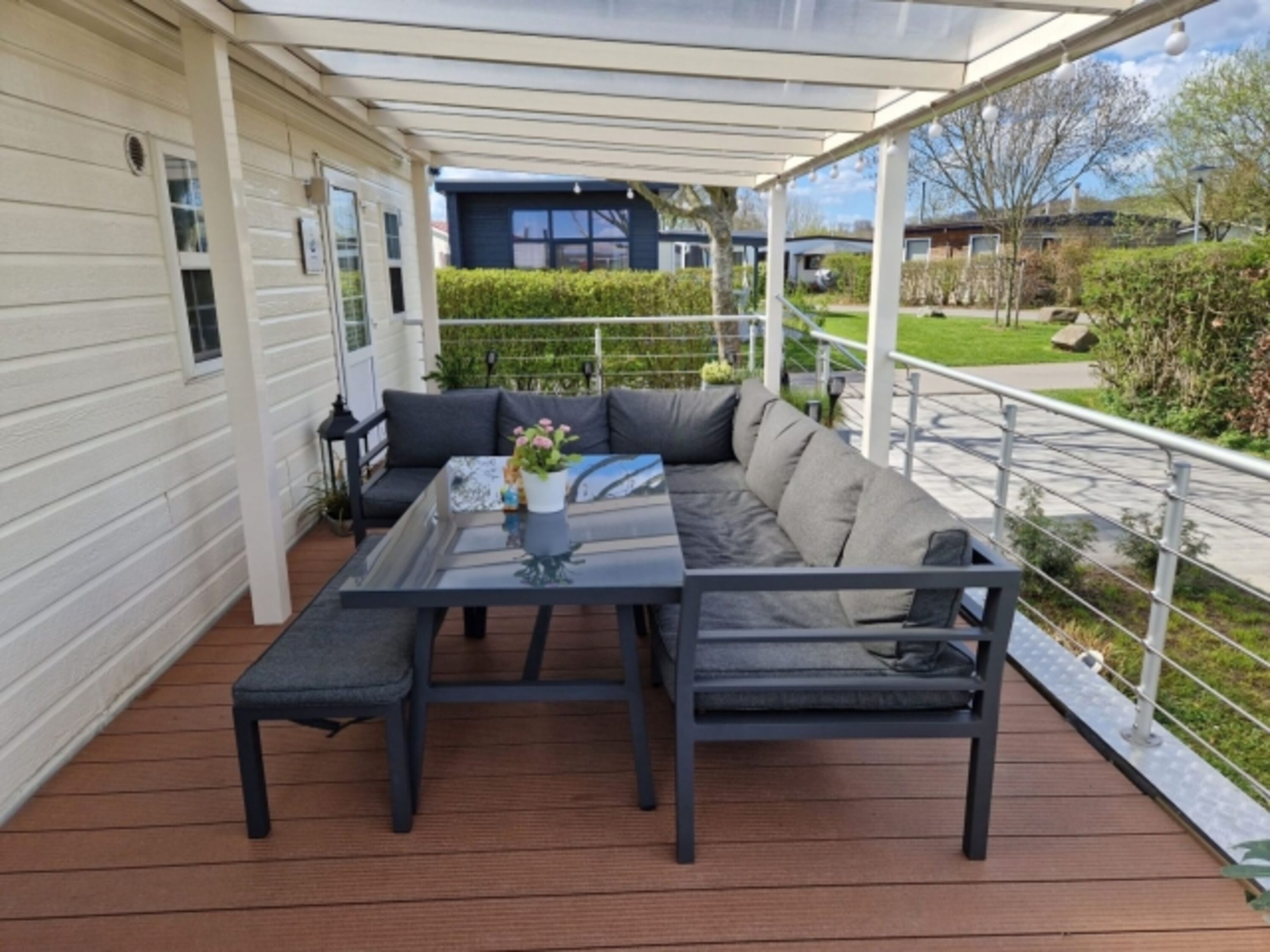 Überdachte Terrasse