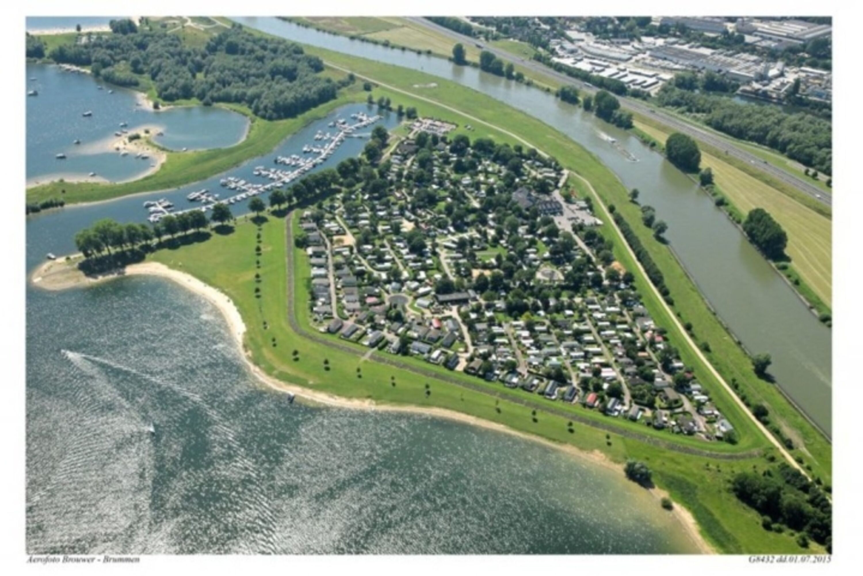 Ferienpark von oben