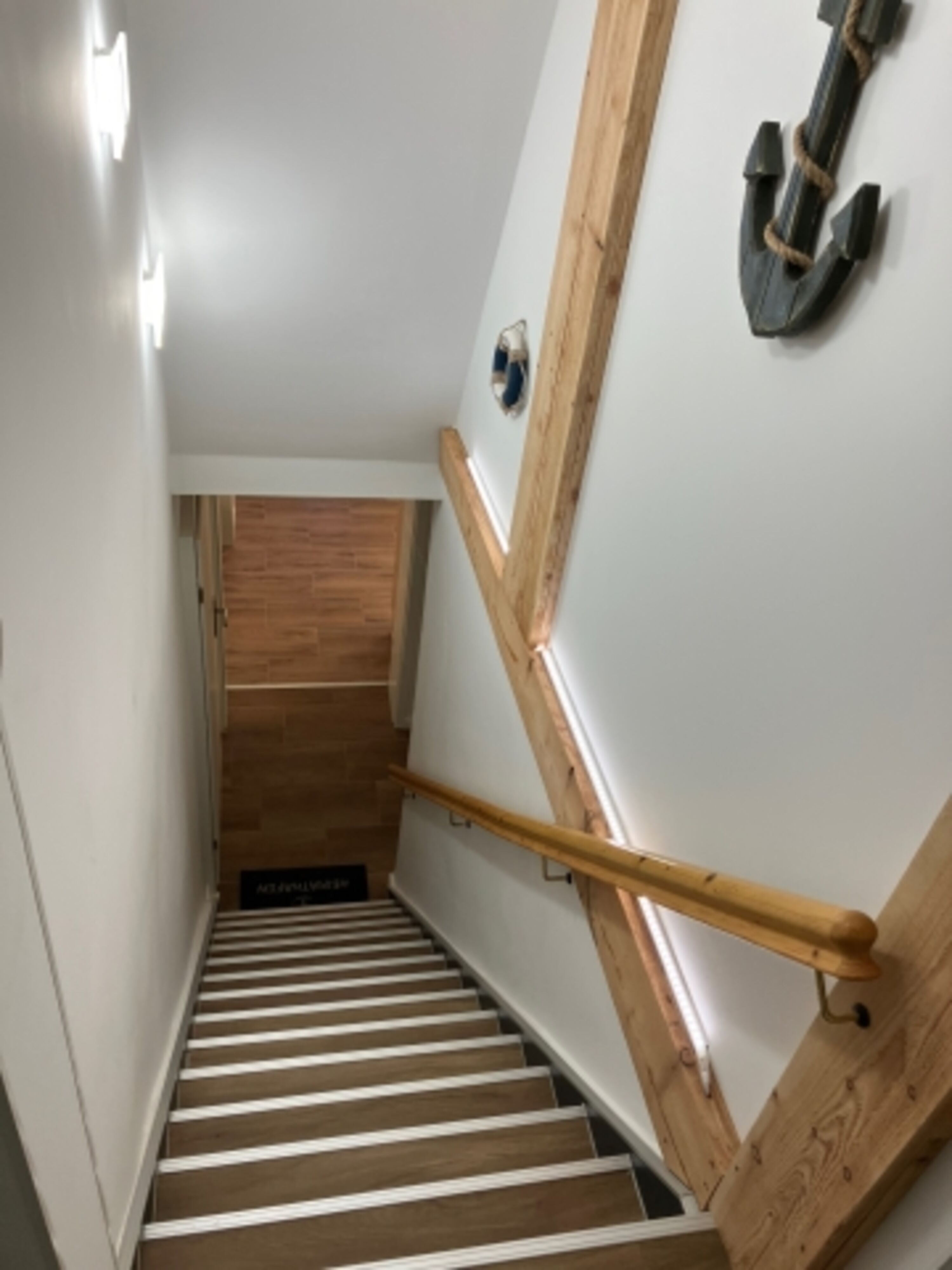 Die Treppe zum OG