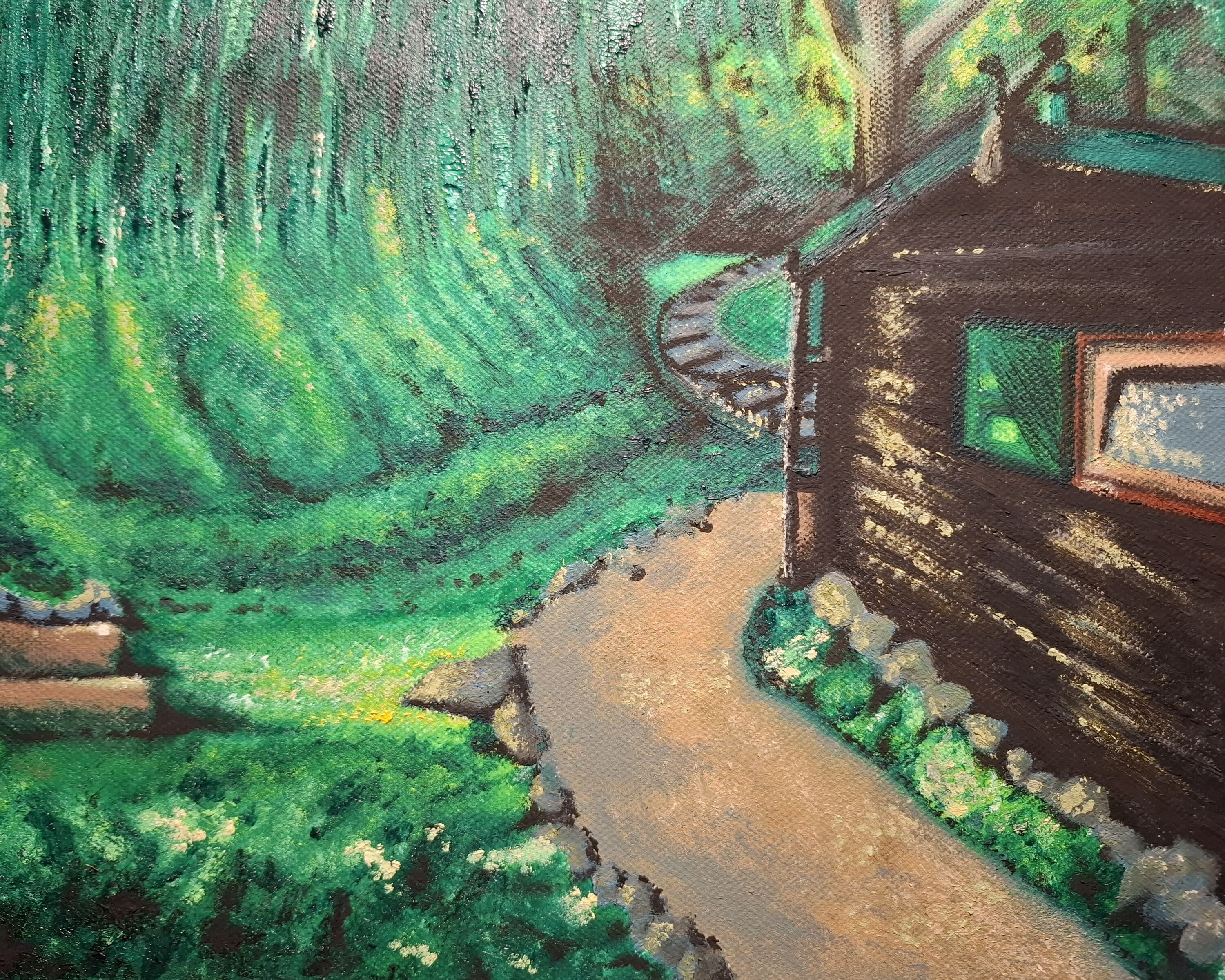 "Ein magischer Ort" gemalt von Bennet Butcher im September 2026