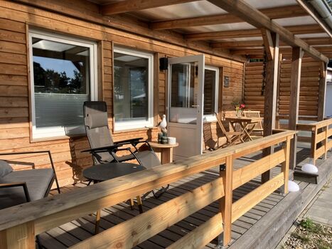 Lärchenholz-Veranda 15 m2