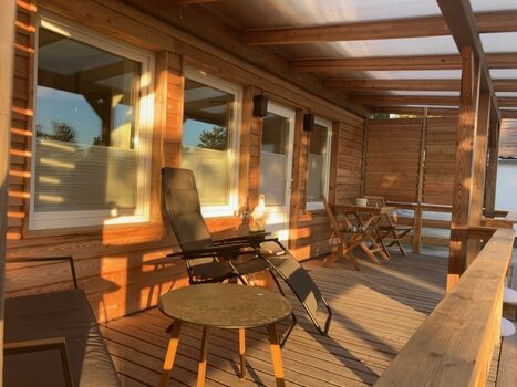 Lärchenholz-Veranda 15 m2