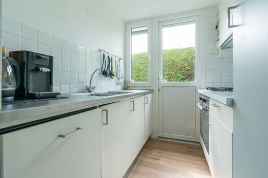 Die offene Küche mit allem Komfort