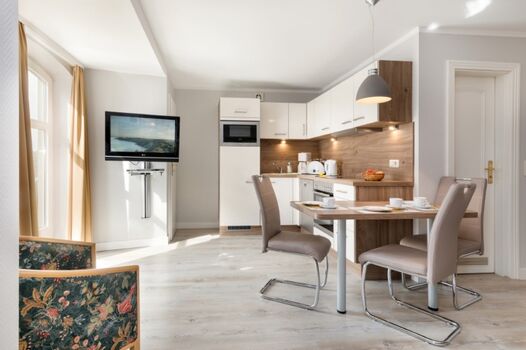 moderner Küchenbereich.