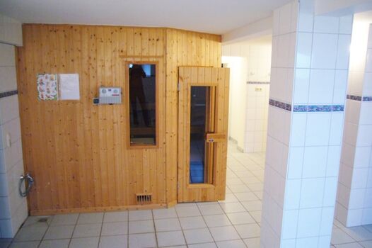 Sauna im Haus.