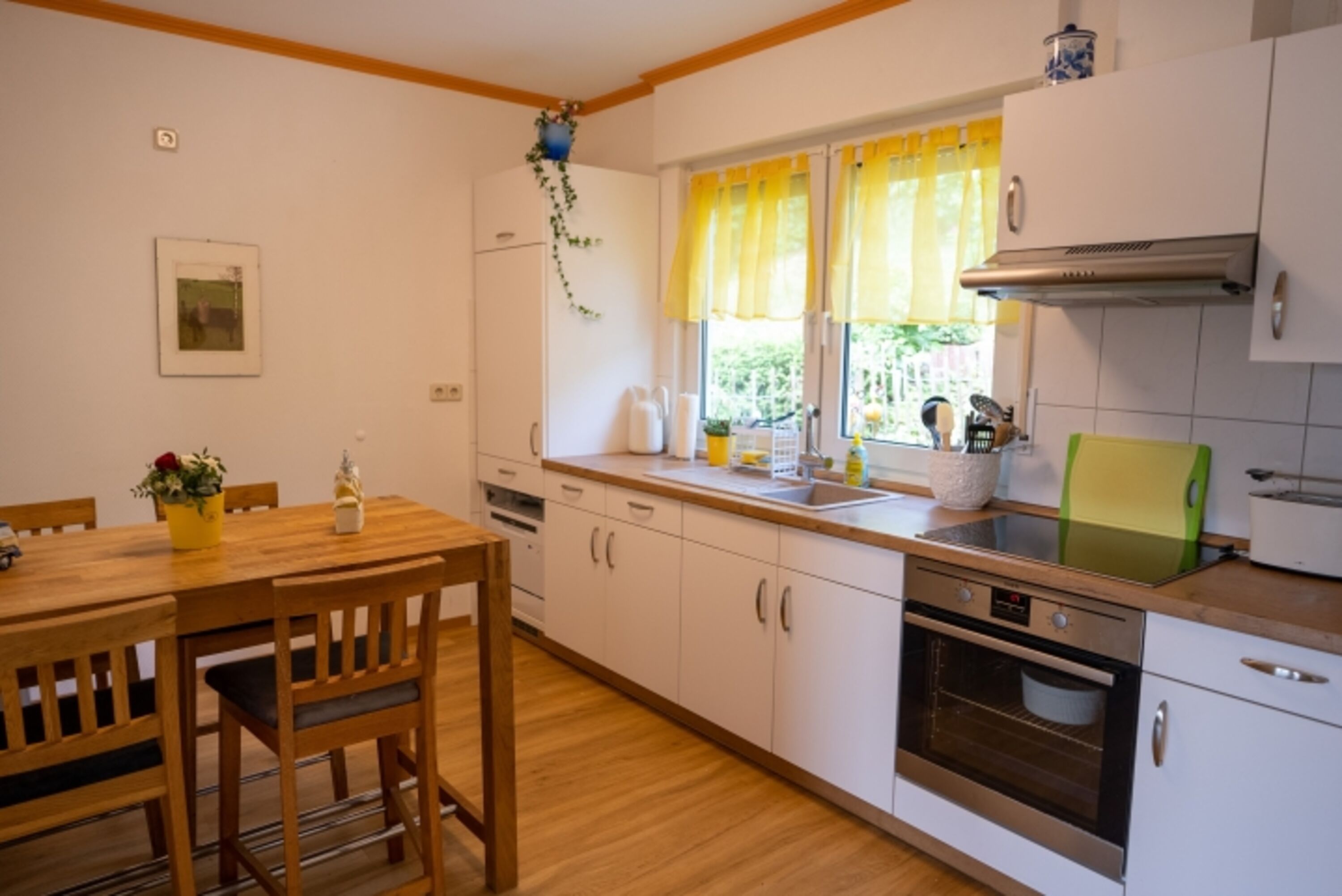 Küche mit 3 Sterne Gefrierfach, Geschirrspüler, TerrassenblickTerassenblick