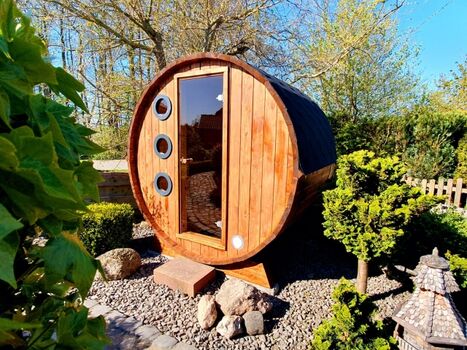 Die finische Fasssauna