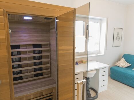 Entspannen Sie mit Infrarot