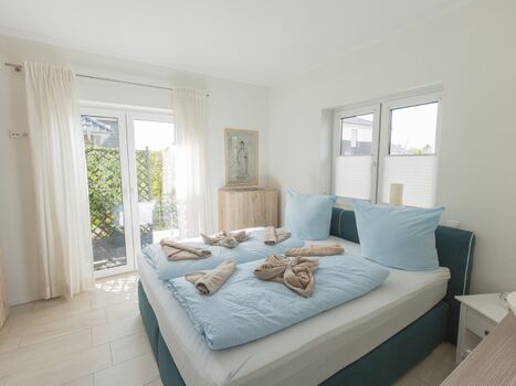 Schlafraum zwei - auch mit Doppelbett