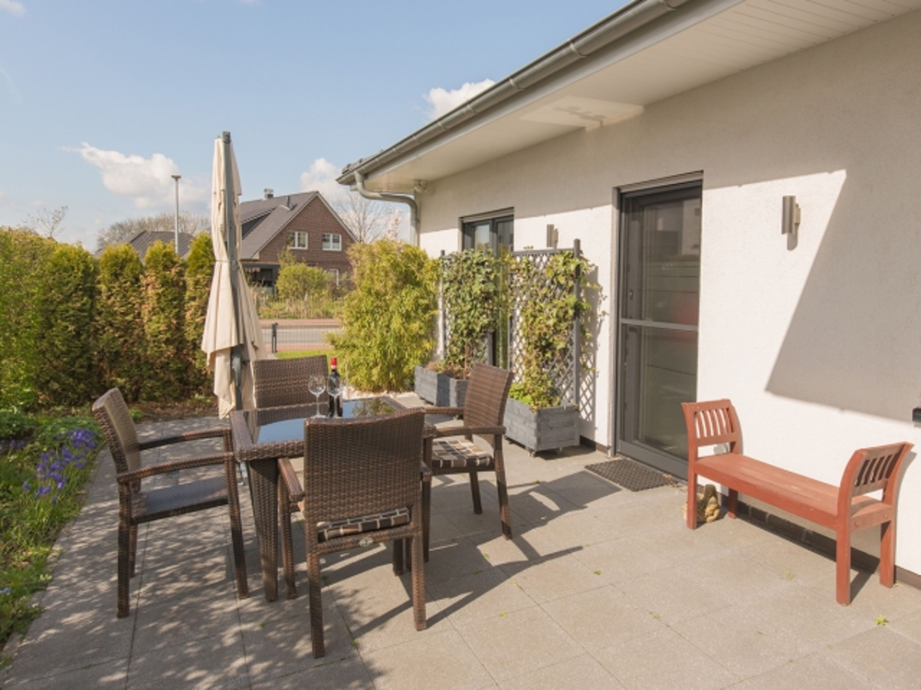Sonnenschutz ist vorhanden