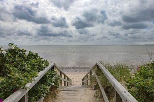 Direkter Strandzugang vom Appartementhaus
