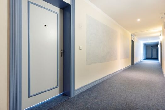 Flur des Appartementhauses