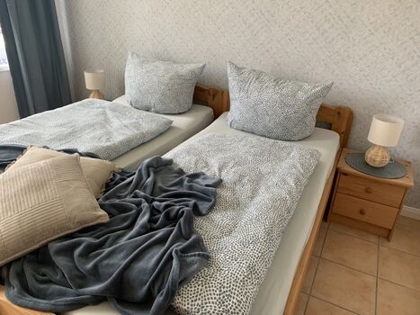 Die Betten können als Einzelbetten gestellt werden