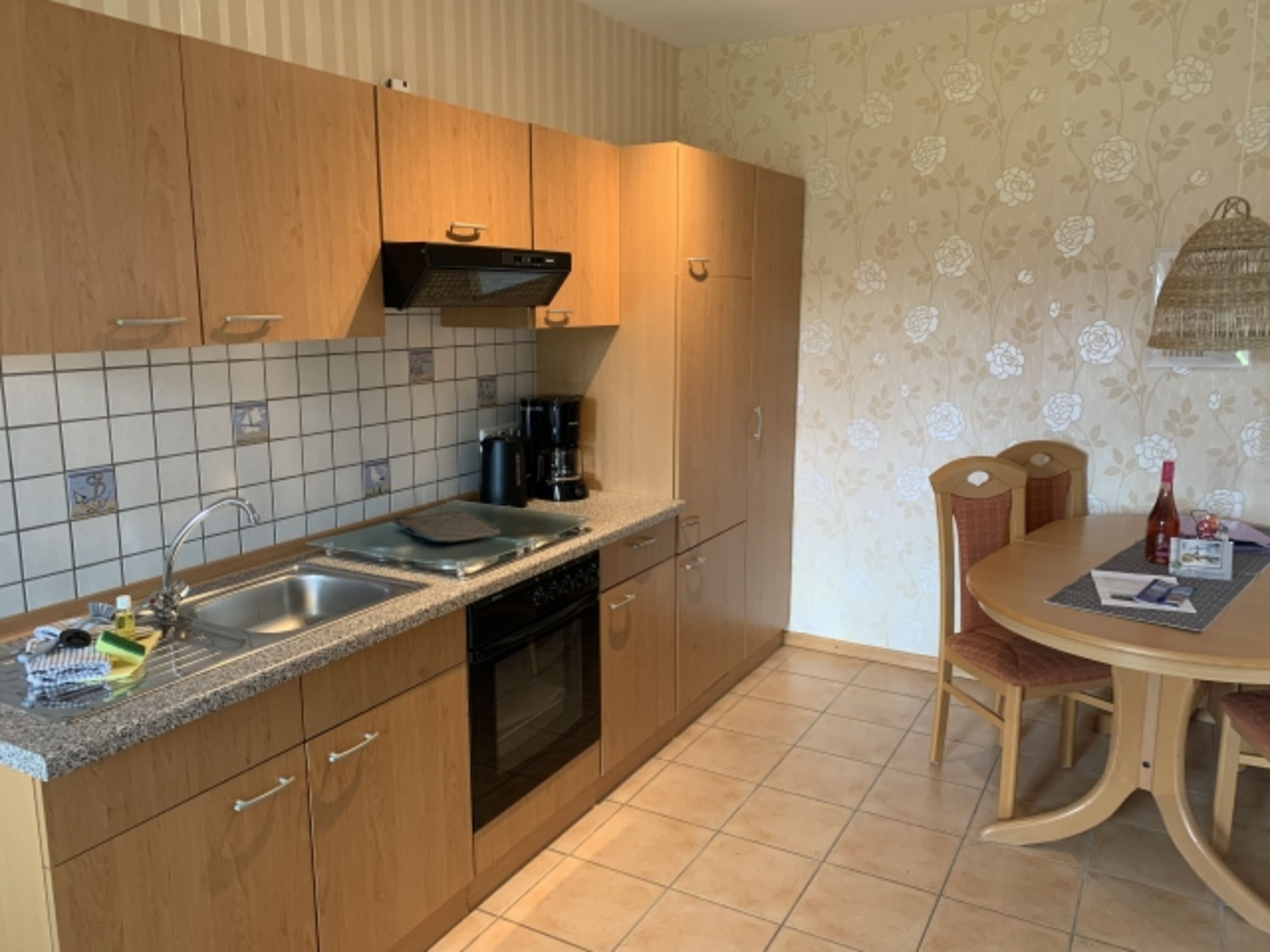 Die Küche der Ferienwohnung