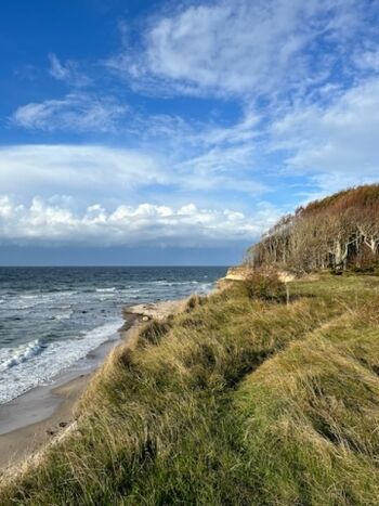 Hochufer zwischen dem Dorf und Dranske