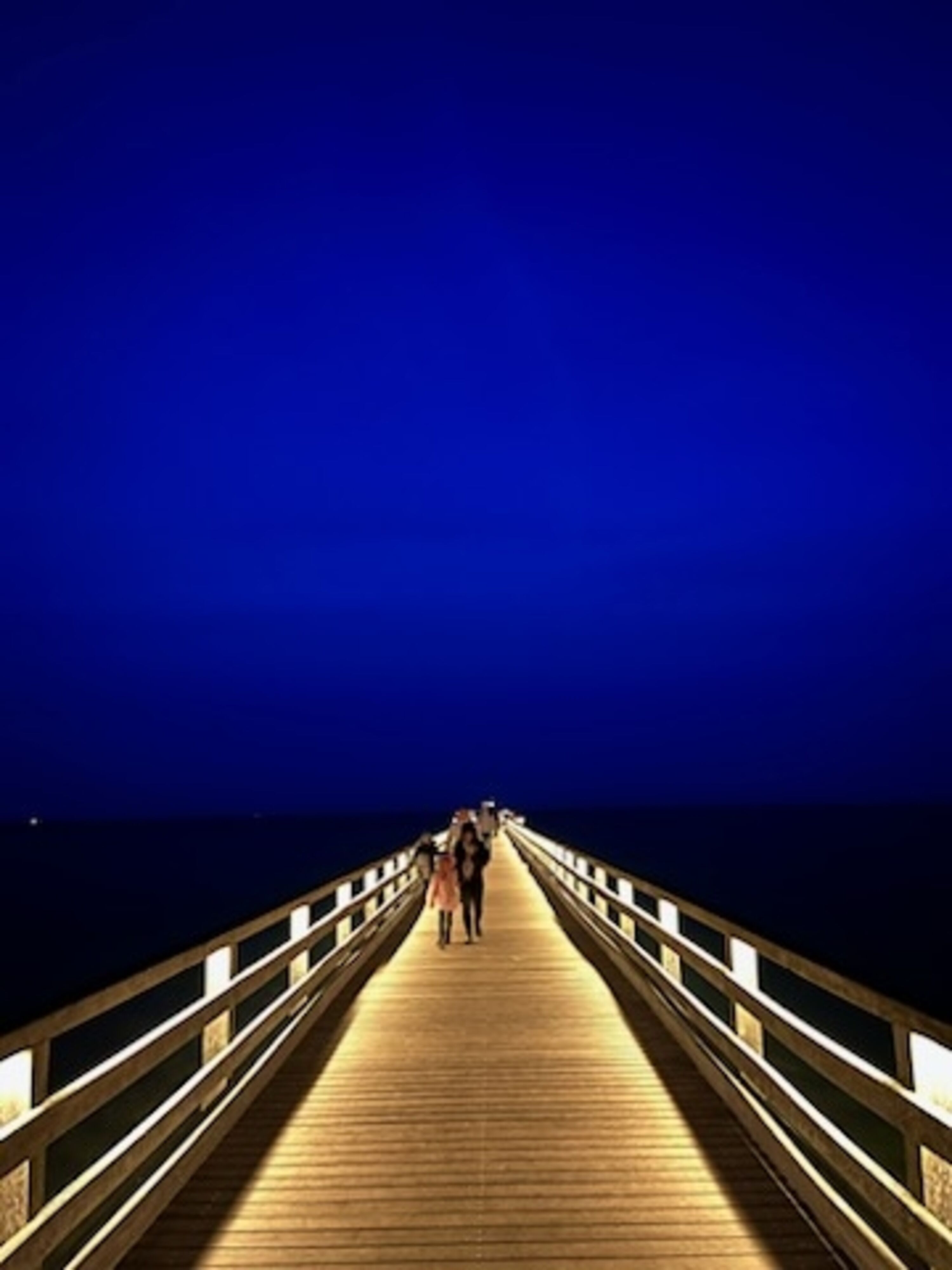 Seebrücke Binz am Abend