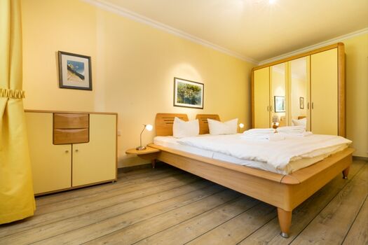 Das schöne Schlafzimmer.