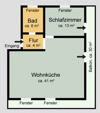 Grundriss Fewo 4