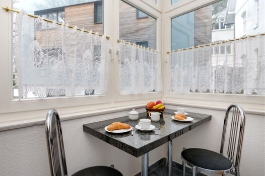 Essbereich in der Loggia