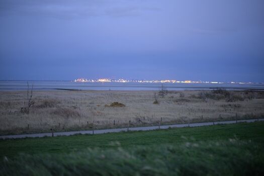 Abendlicher Blick auf Bremerhaven