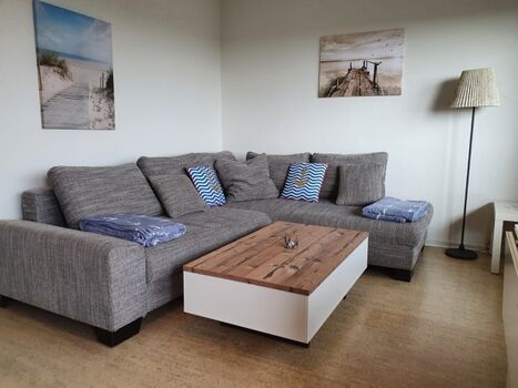 Schlafcouch im Wohnzimmer