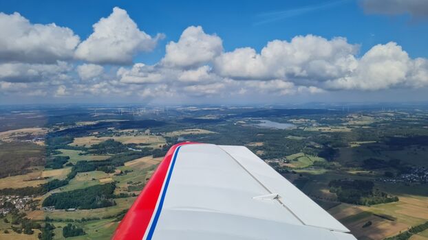 Die Umgebung von oben