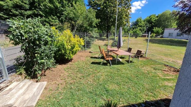 Der Garten der Ferienwohnung