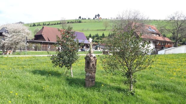 unser Hof mit Ferienhaus