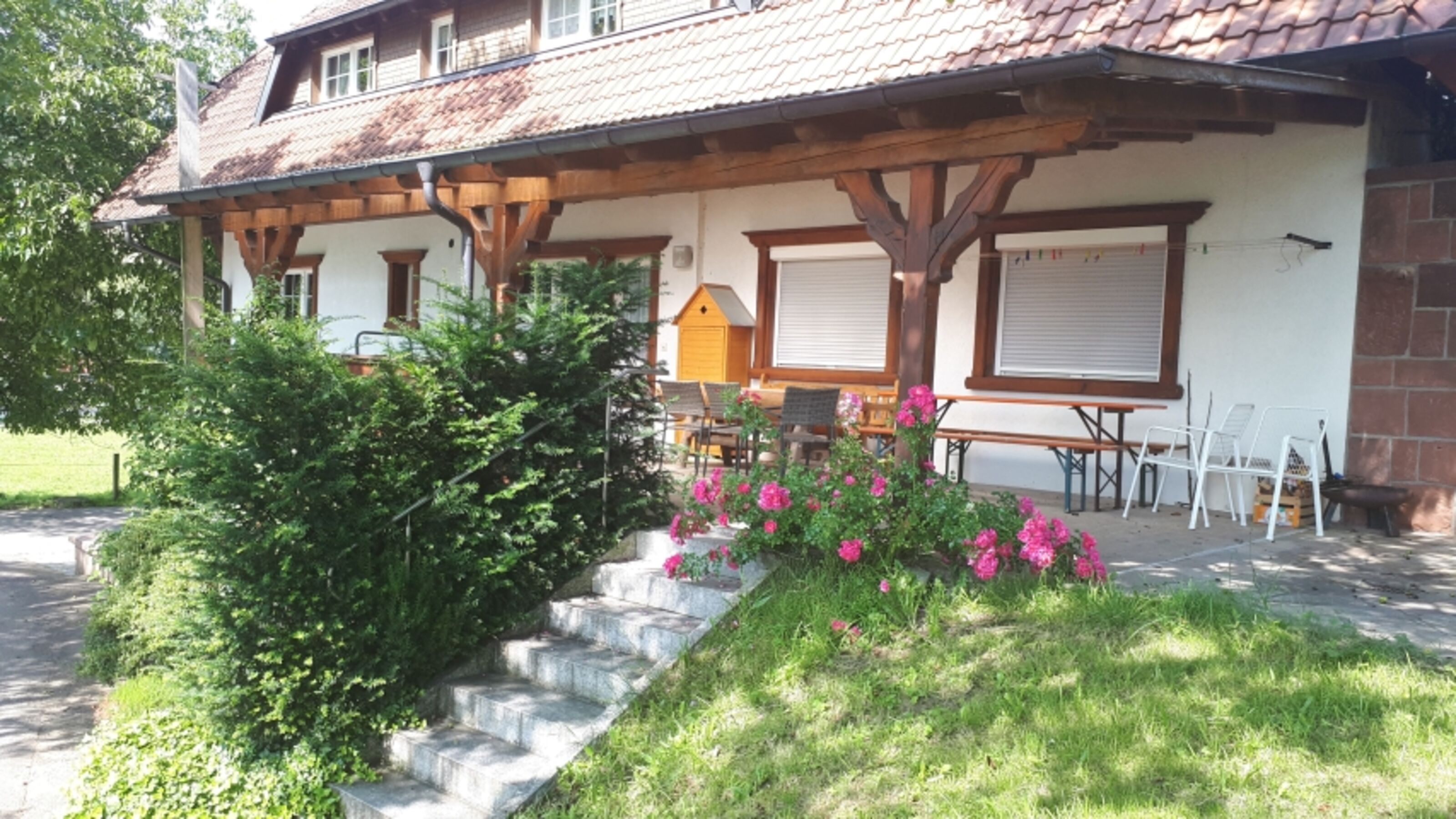 Überdachte Terrasse