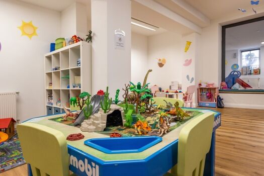 Der KidsClub im Souterrain begeistert die Kleinen.