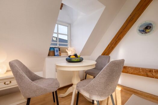 Die gemütliche Essecke.