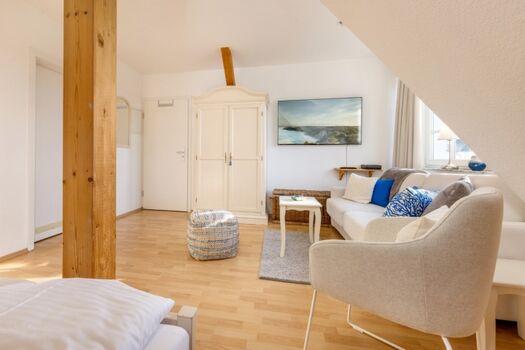 Blick in den Wohnbereich.