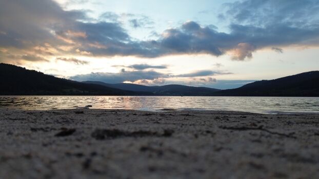 Am Strand am Schluchsee