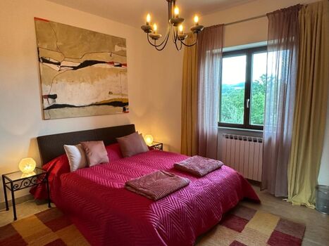 Das rote Zimmer (Schlafzimmer)