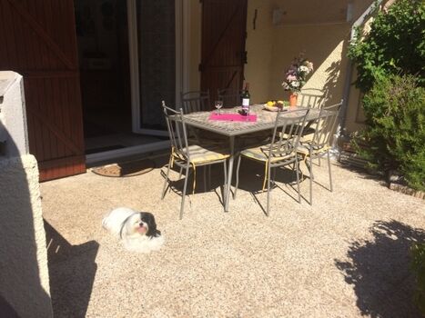 Terrasse Ferienhaus La Mer