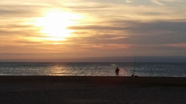 Sonnenaufgang Strand Narbonne-Plage