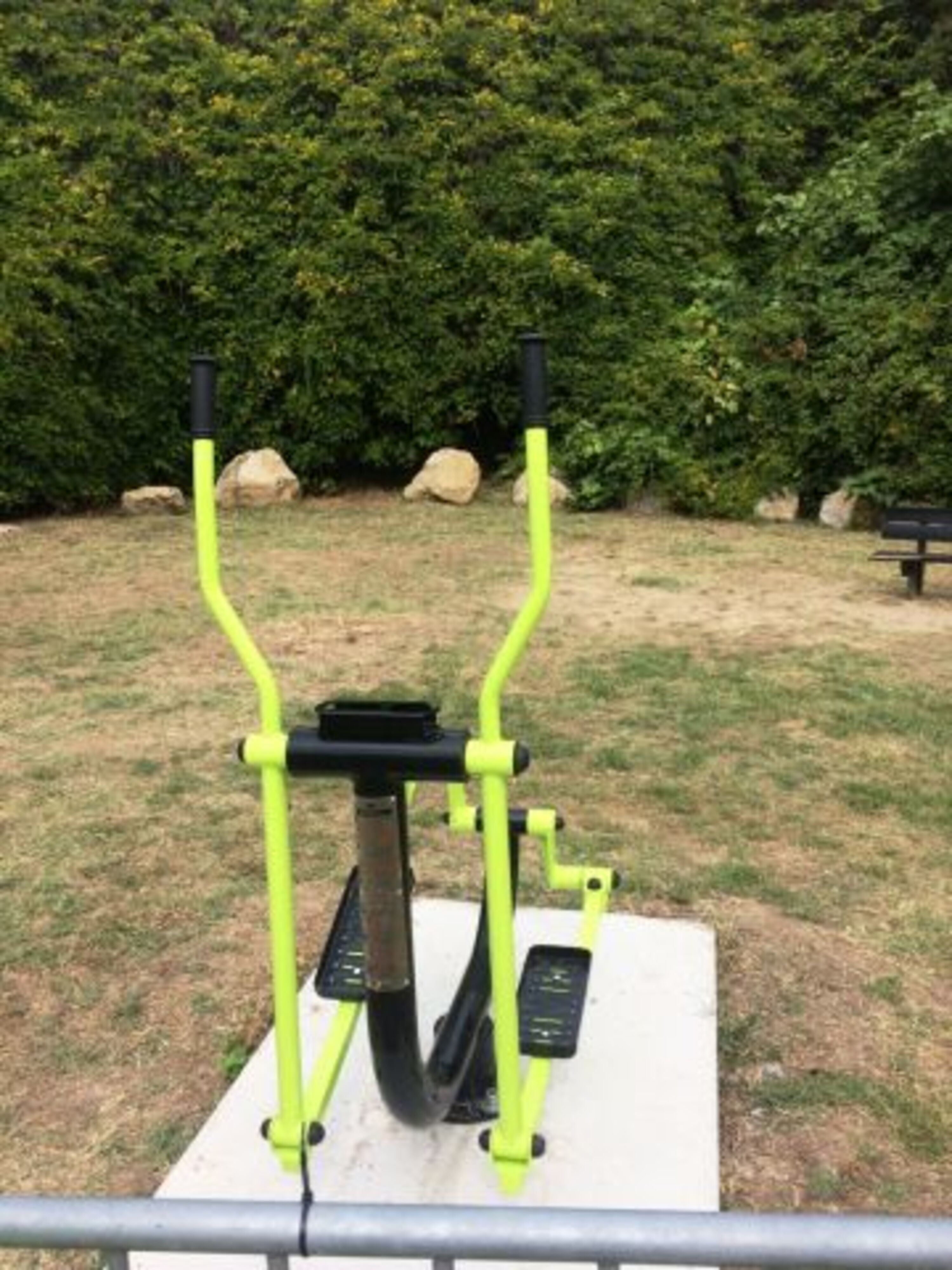 Fitnessgeräte im Park