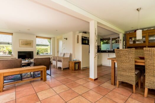 Die offene Küche mit allem Komfort